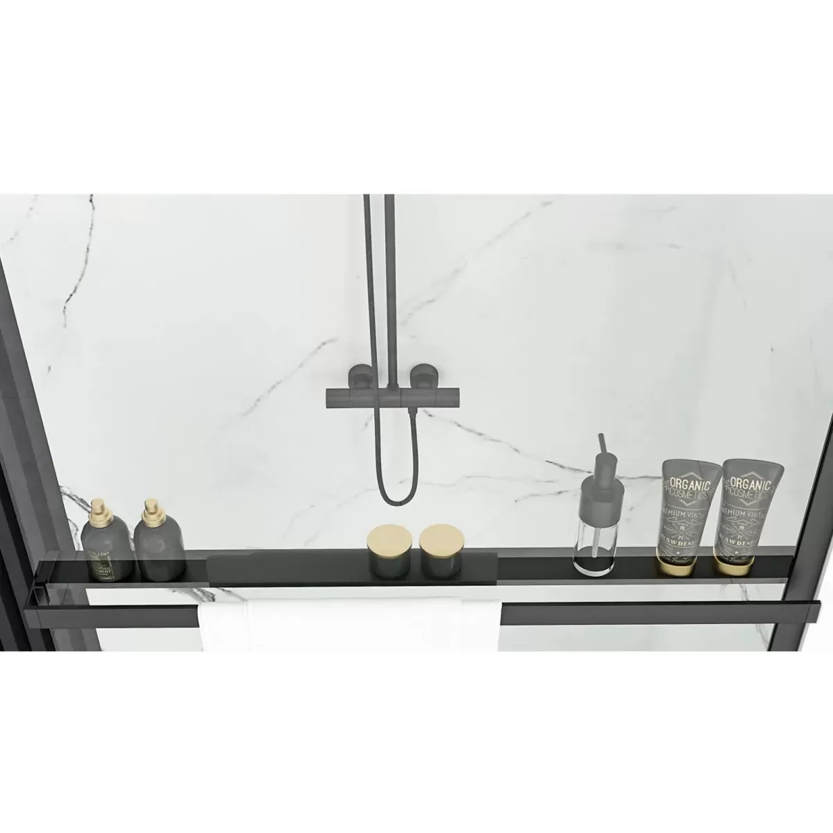 Porte-serviettes pour Walk-in jusqu'à 120cm