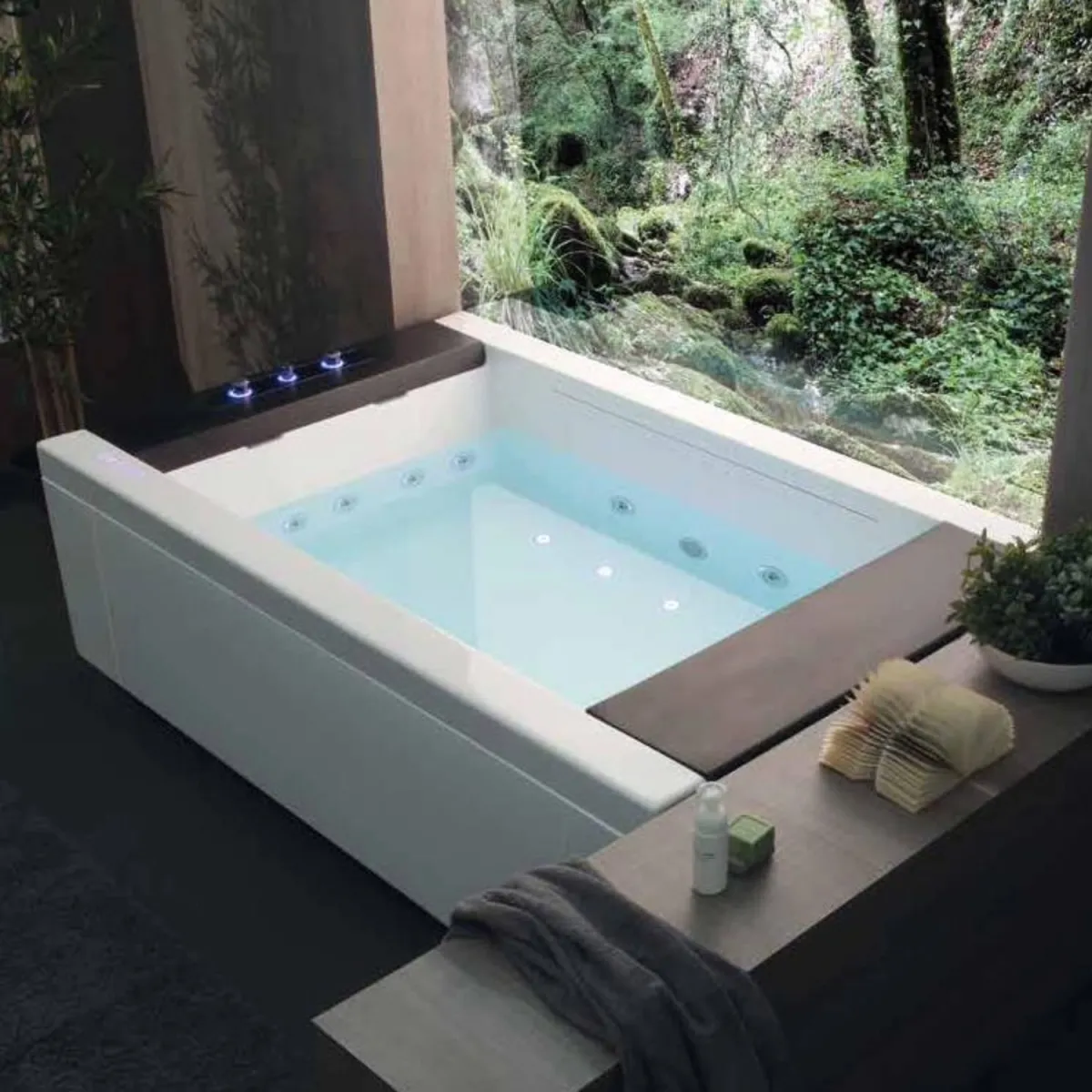 Vasca da Bagno Idromassaggio con cascata Angel