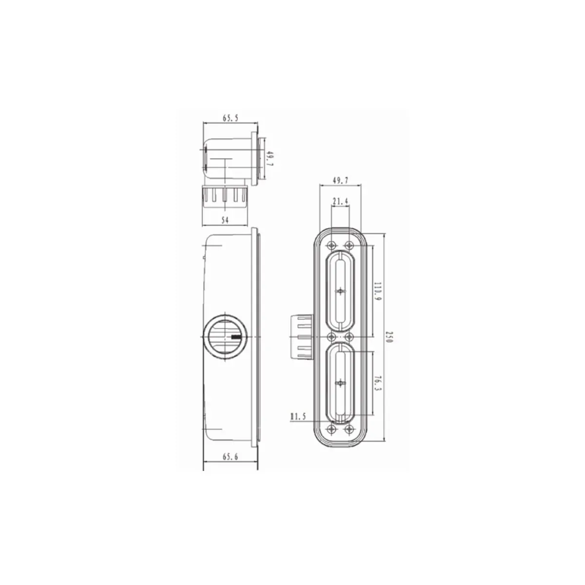 Siphon et bonde de vidange pour receveurs de douche