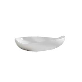Lavabo à poser design MIYUKI en céramique blanche satinée