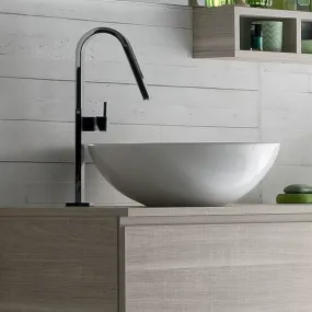 Lavabo Design POT da Appoggio in Ceramica Bianco Lucido