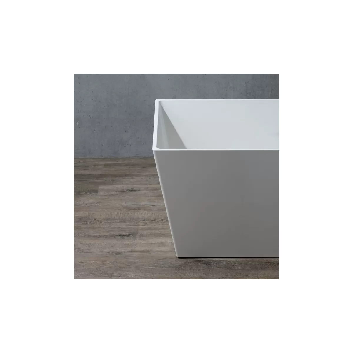 Quadratische Design-Badewanne - Qube