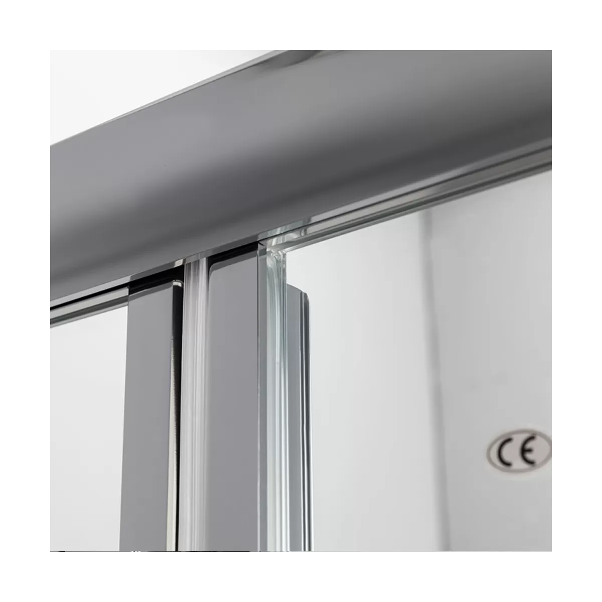 Moderne Duschfalttür 5mm 60 70 80 90 100 Flach