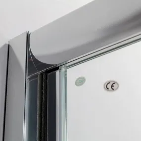 Moderne Duschfalttür 5mm 60 70 80 90 100 Flach