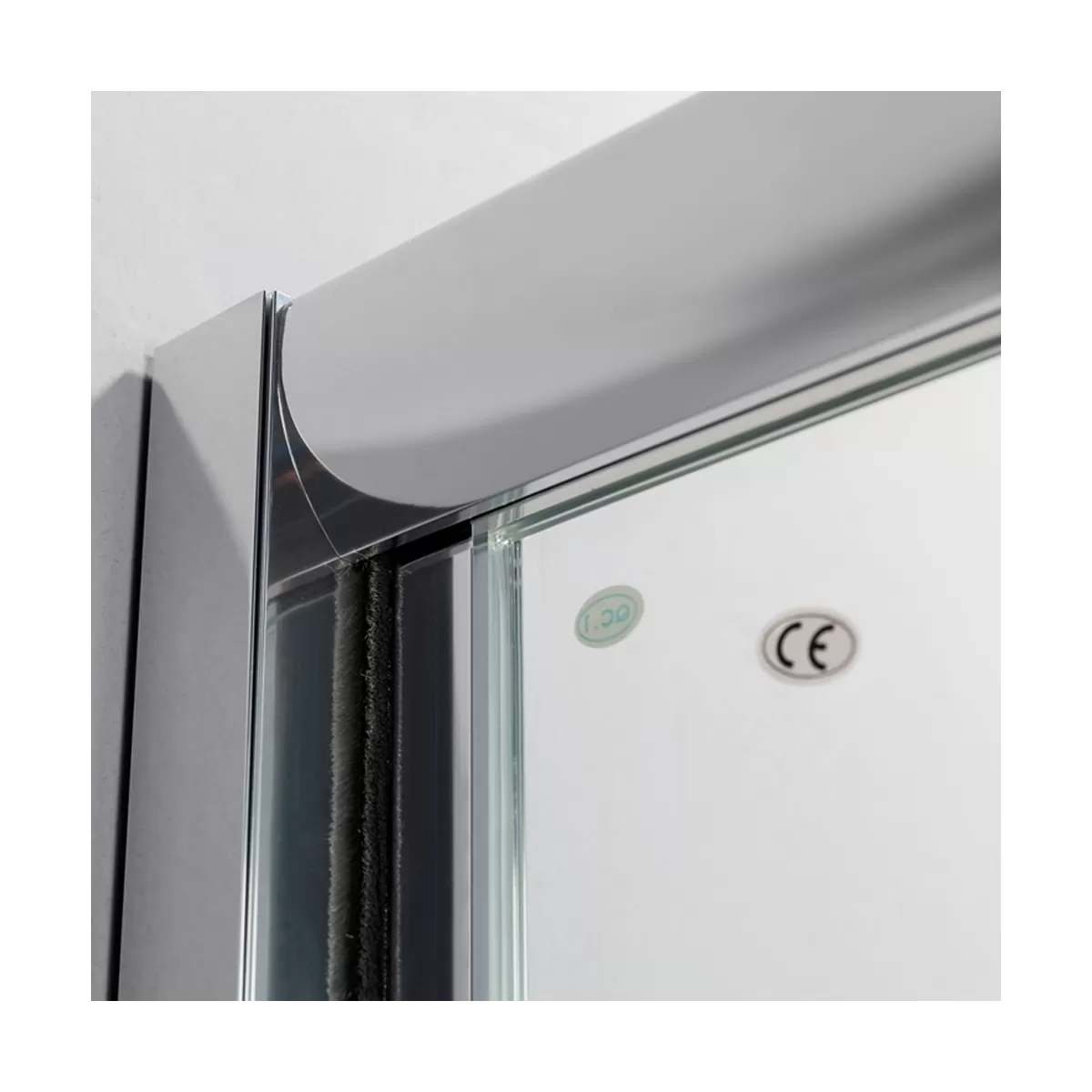 Moderne Duschfalttür 5mm 60 70 80 90 100 Flach