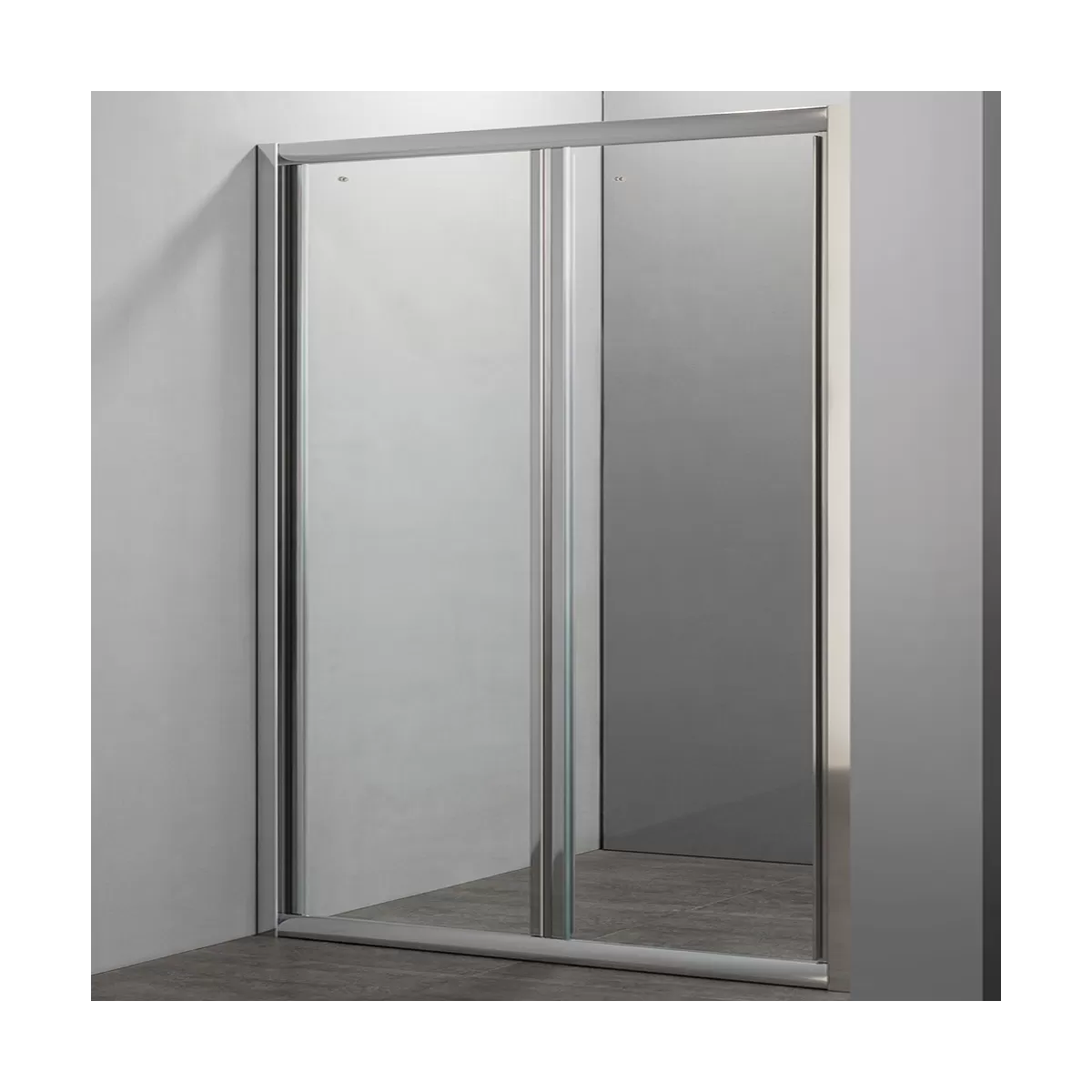 Moderne Duschfalttür 5mm 60 70 80 90 100 Flach
