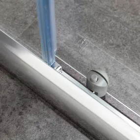 Schiebeduschabtrennung 2 Seiten modernes Design 6mm H190 Easy