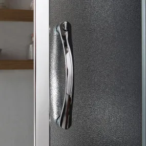 Transparente oder bedruckte halbrunde Duschabtrennung 6 mm H190