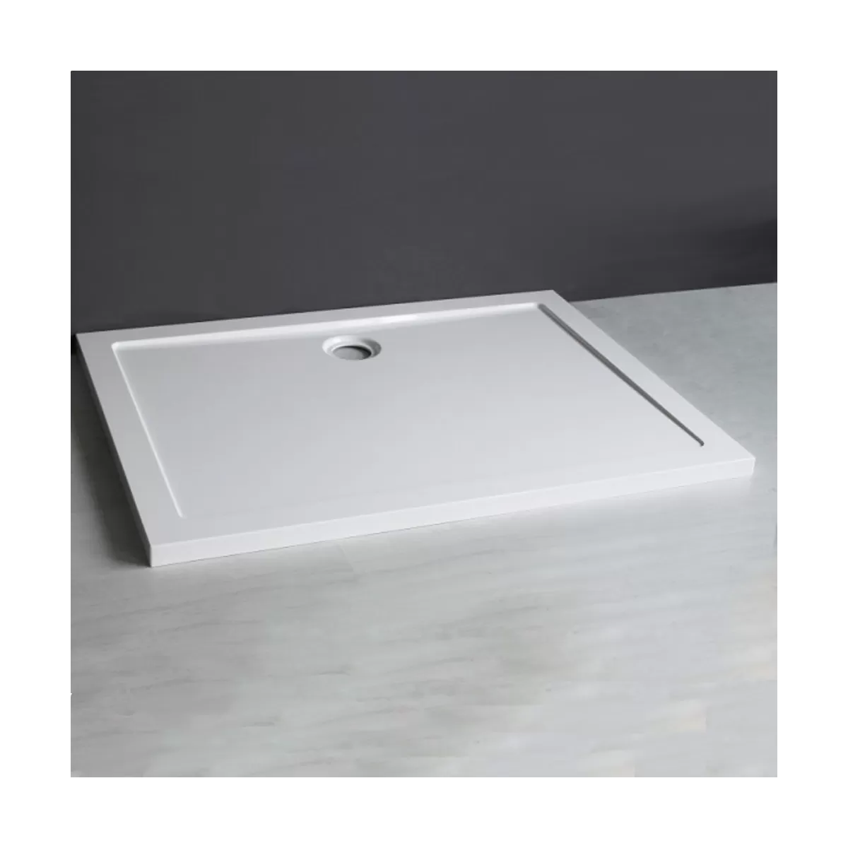 Receveur de douche rectangulaire h5cm 80x80 - 90x90 - 70x90 - 70x100 - 70x120 - 80x100 - 80x120 - 70x170