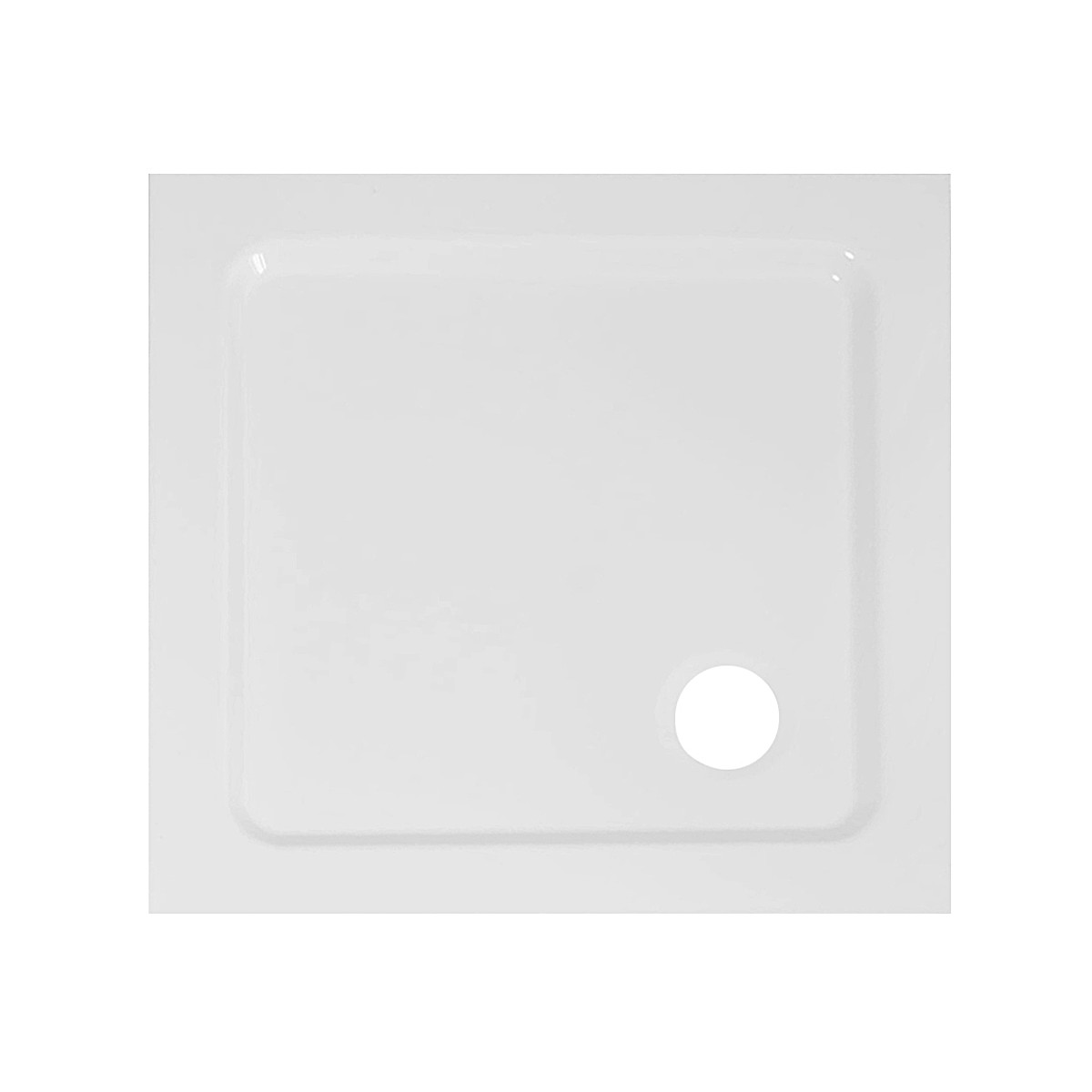Piatto Doccia Acrilico Quadrato Ultraflat h 3.5cm Bianco