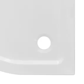 Piatto Doccia Acrilico Semicircolare Altezza 3cm 80x80 - 90x90