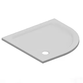 Receveur De Douche Acrylique Demi-Circulaire Hauteur 3cm 80x80 - 90x90