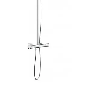 Colonne de douche Grohe Euphoria System avec mitigeur thermostatique, pommeau de douche et douchette latérale