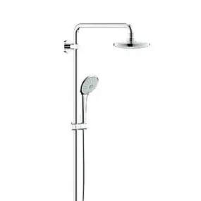 Colonne de douche Grohe Euphoria System avec mitigeur thermostatique, pommeau de douche et douchette latérale