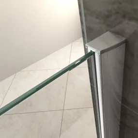 Paroi de Douche Cristal PEARL 8mm Semi Circulaire Coulissante 80x80 - 90x90