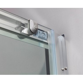 Porte de douche coulissante transparente ou imprimée 6mm H190 Evo