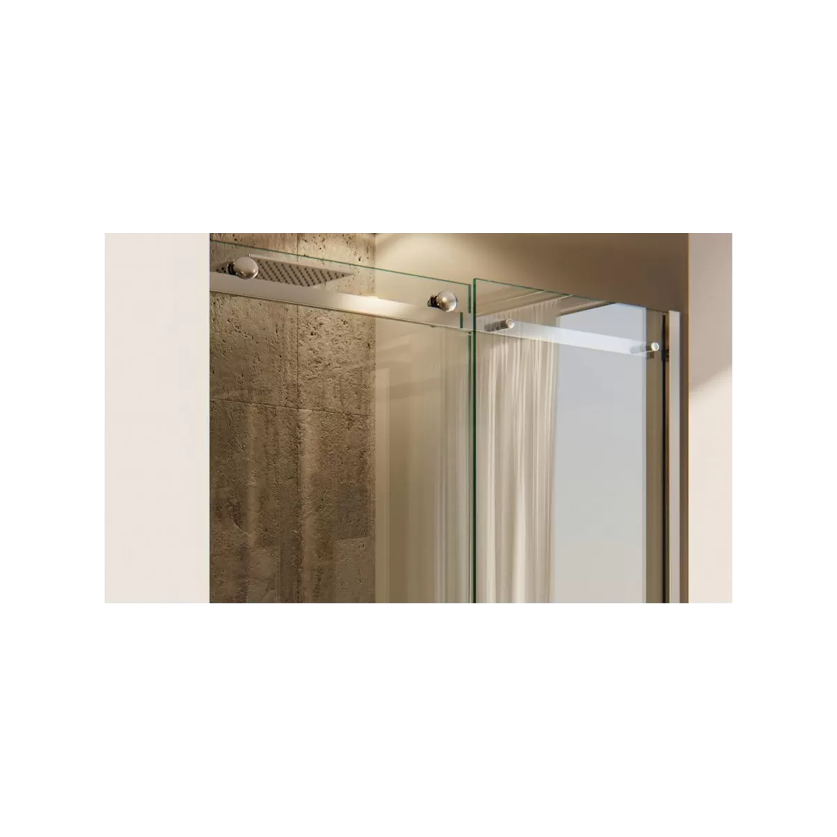 Duschschiebetür MITRA Crystal 8mm Transparent 100 - 110 - 120 - 140 - 150