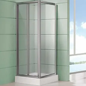 Duschabtrennung Asia mit Buchschließung - Abmessungen 70-80-90-100 cm