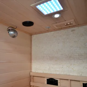 WELLNESS Sauna Finlandais Infrarouge pour 2 personnes 120x110