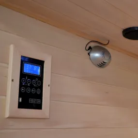 Finnische Infrarotsauna WELLNESS für 2 Personen 120x110