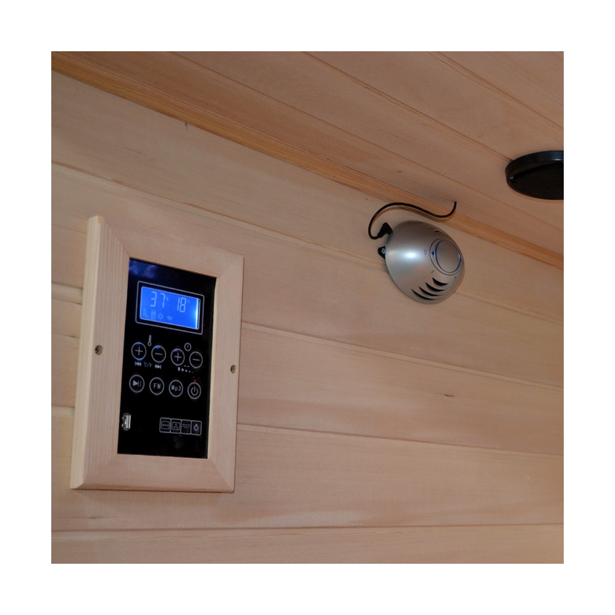Sauna Finlandese a Infrarossi WELLNESS per 2 persone 120x110