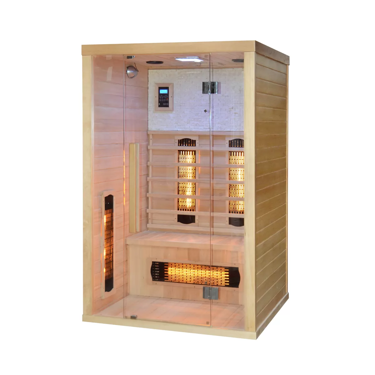 Finnische Infrarotsauna WELLNESS für 2 Personen 120x110