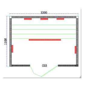Infrarot-Holzsauna STONE für 3 Personen 150x110