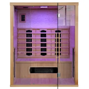 Sauna en bois infrarouge STONE pour 3 personnes 150x110