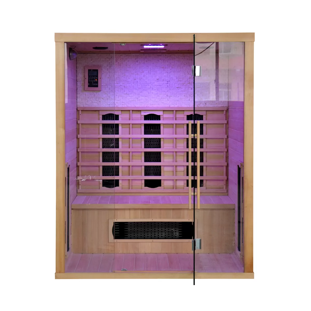 Sauna en bois infrarouge STONE pour 3 personnes 150x110