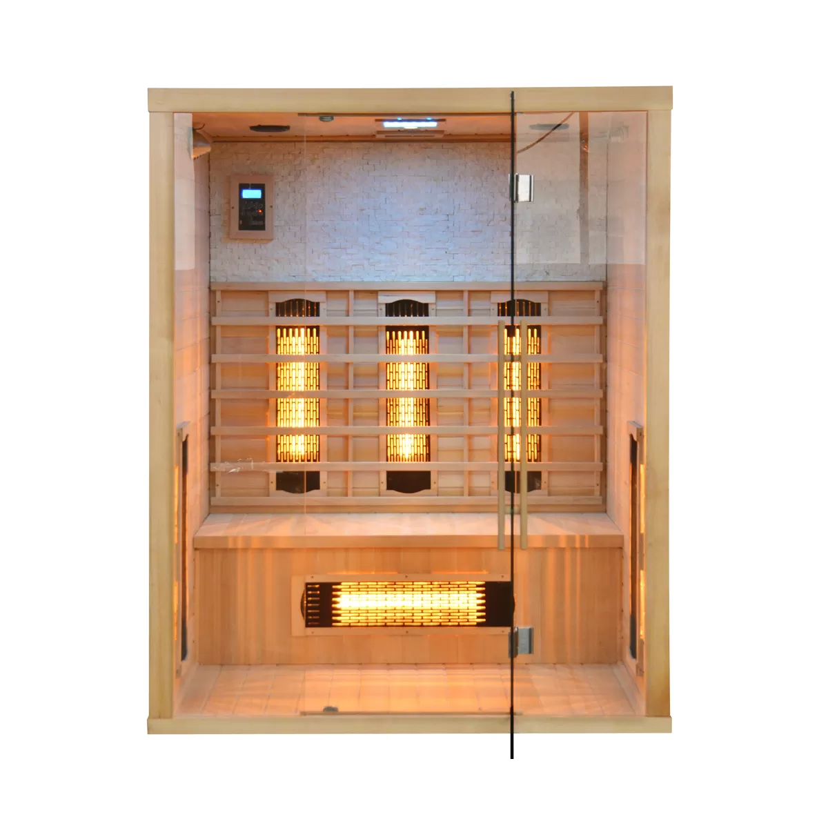Sauna en bois infrarouge STONE pour 3 personnes 150x110