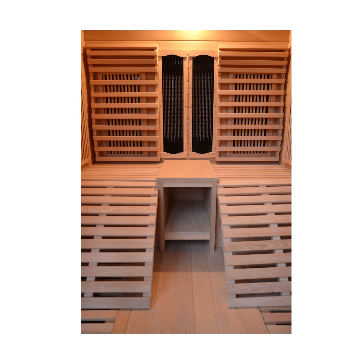 Sauna Bois Infrarouge DOUBLE pour 2 personnes 150x150