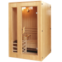 Sauna Finlandese per 3 persone in Legno Hemlock 153x110 Top