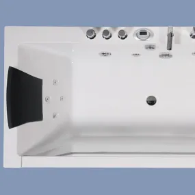 Baignoire avec bain tourbillon et fenêtre avant - Espace