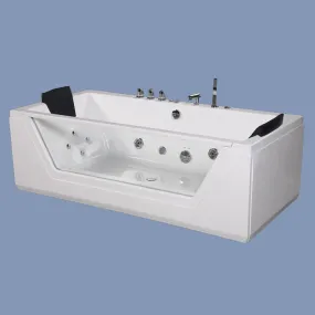 Vasca da Bagno con Idromassaggio e Vetrata frontale - Space