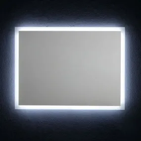 Miroir de Salle de Bain Réversible avec Rétroéclairage Led 80x60cm