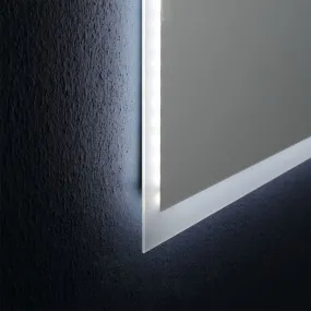 Specchio da Bagno Reversibile con Retroilluminazione a Led 80x60cm