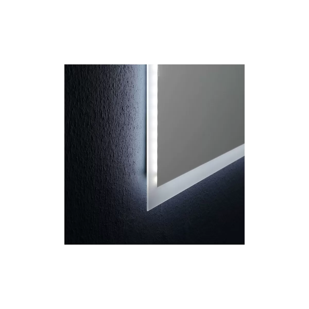 Miroir de Salle de Bain Réversible avec Rétroéclairage Led 80x60cm
