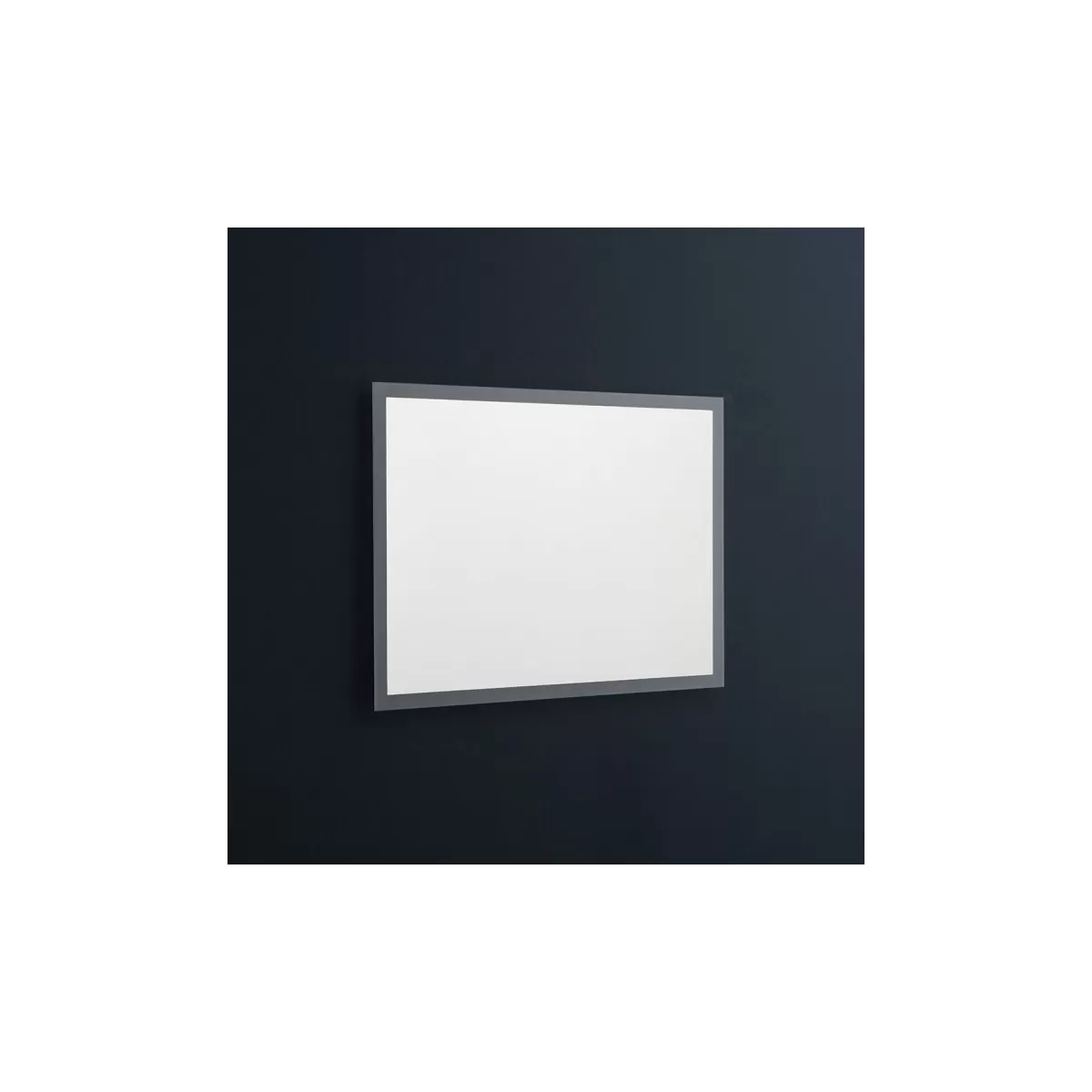 Miroir de Salle de Bain Réversible avec Rétroéclairage Led 80x60cm