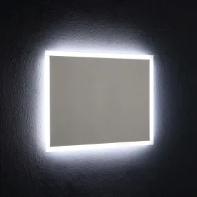 Miroir de Salle de Bain Réversible avec Rétroéclairage Led 80x60cm