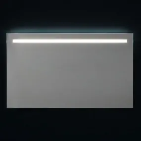 Wandspiegel mit oberer LED-Hintergrundbeleuchtung 120x70cm
