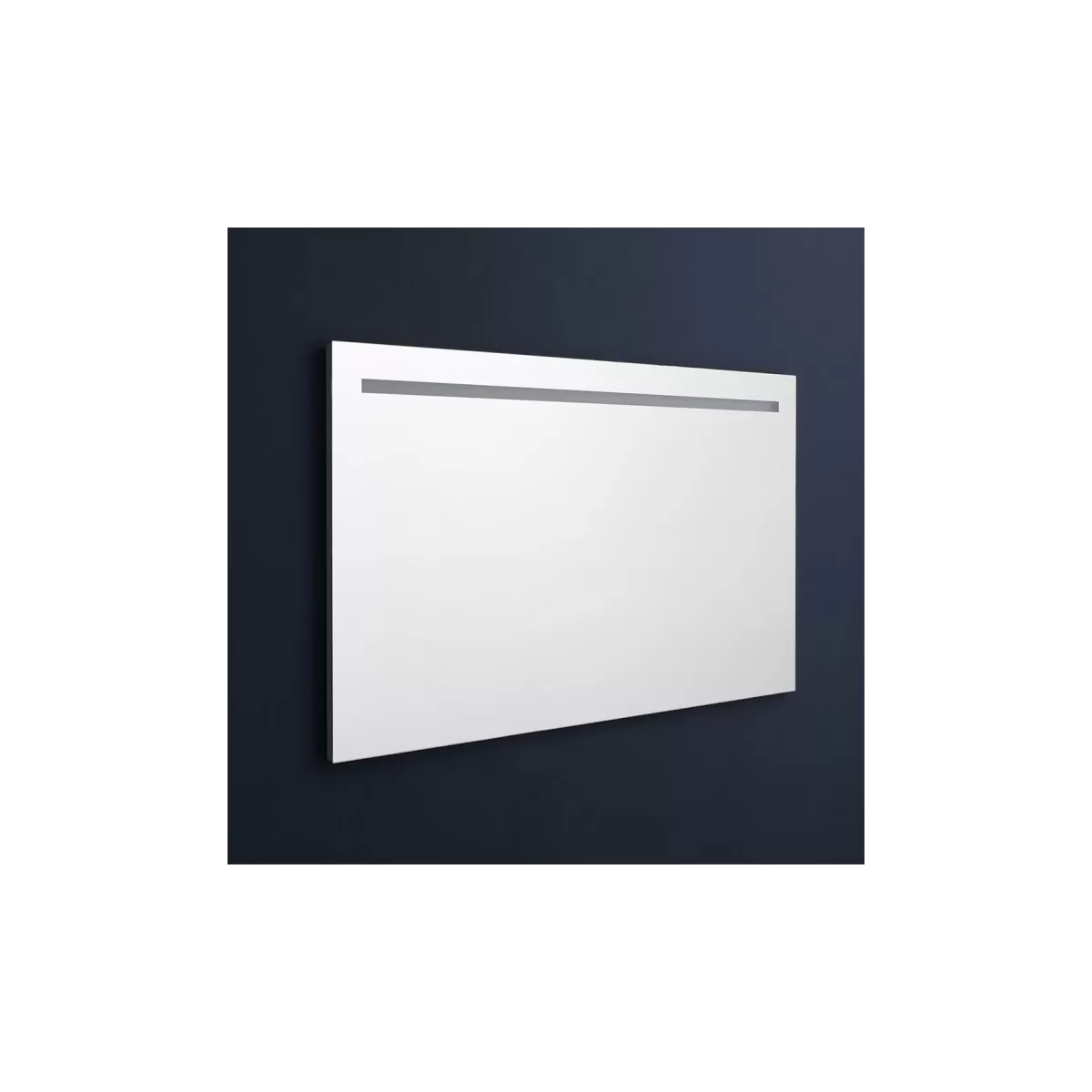 Wandspiegel mit oberer LED-Hintergrundbeleuchtung 120x70cm