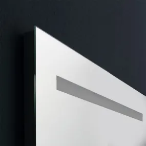 Wandspiegel mit oberer LED-Hintergrundbeleuchtung 60x80cm