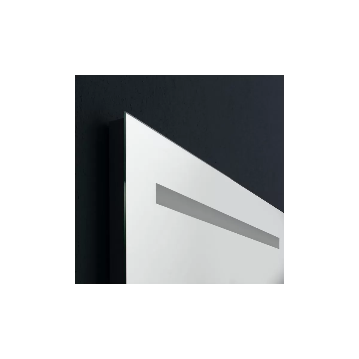 Wandspiegel mit oberer LED-Hintergrundbeleuchtung 60x80cm
