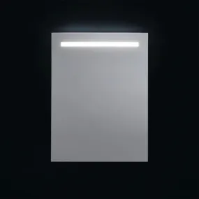 Wandspiegel mit oberer LED-Hintergrundbeleuchtung 60x80cm