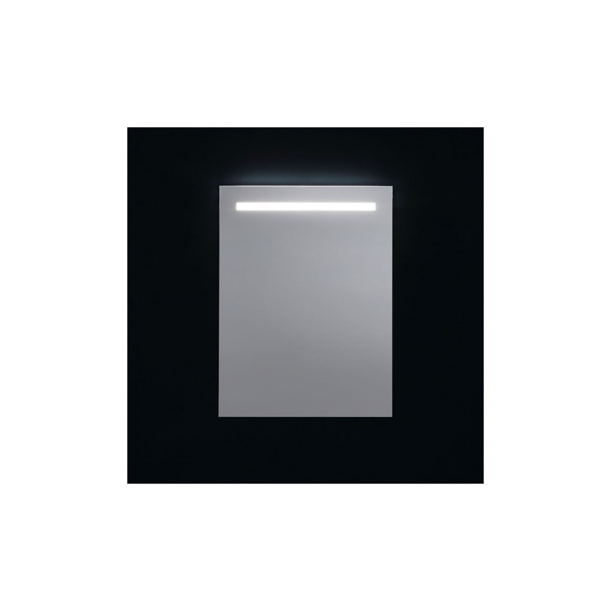 Specchio da Parete con Retroilluminazione Superiore a Led 60x80cm