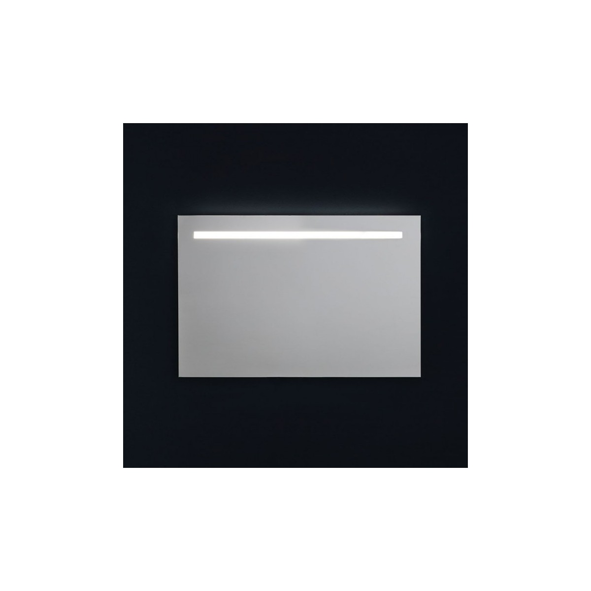 Specchio da Parete con Retroilluminazione Superiore a Led 90x60cm
