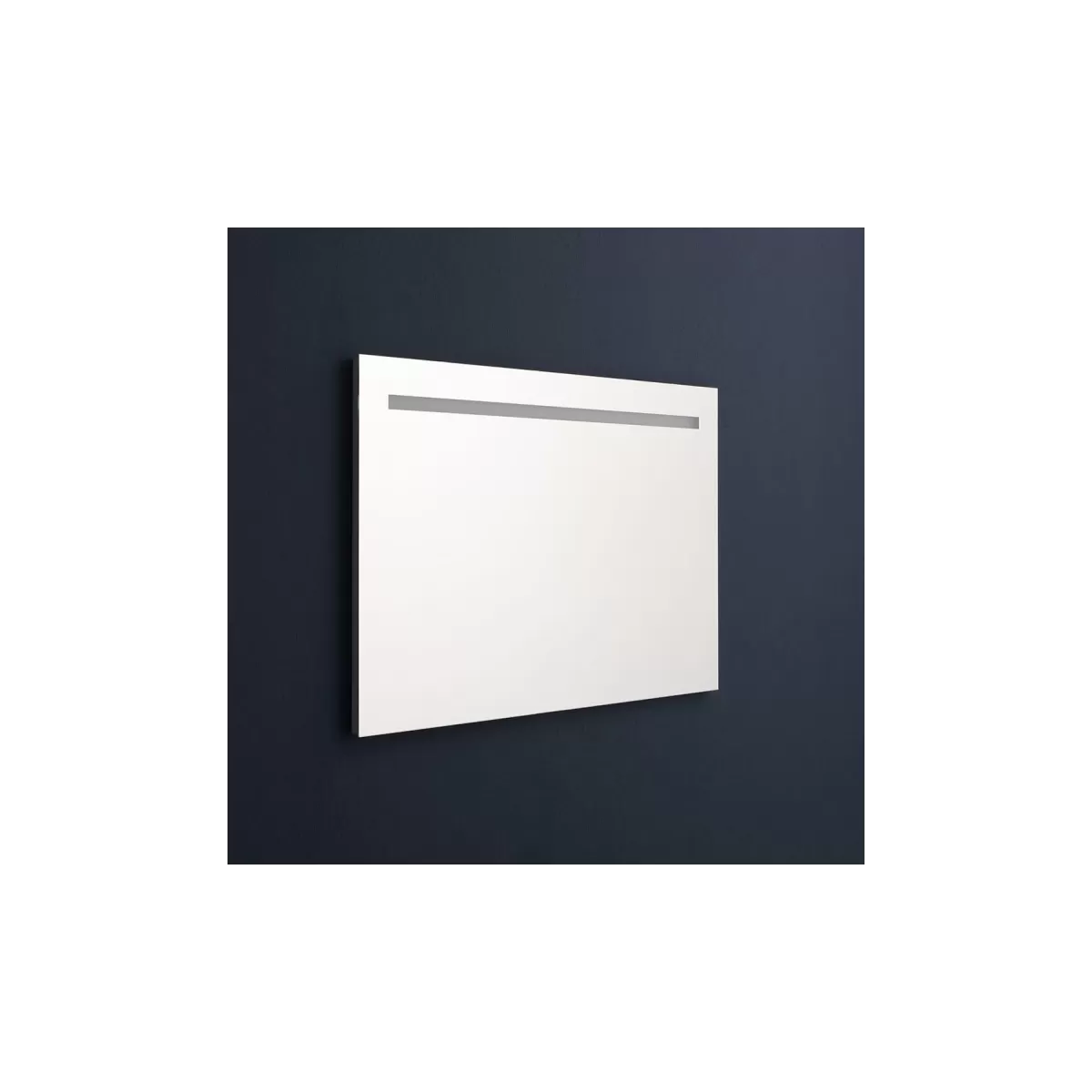 Wandspiegel mit oberer LED-Hintergrundbeleuchtung 90x60cm
