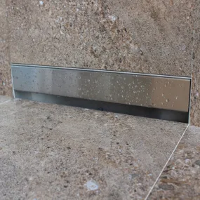 Canalina di Scarico a Muro Piastrellabile INOX  da 30cm e 70cm