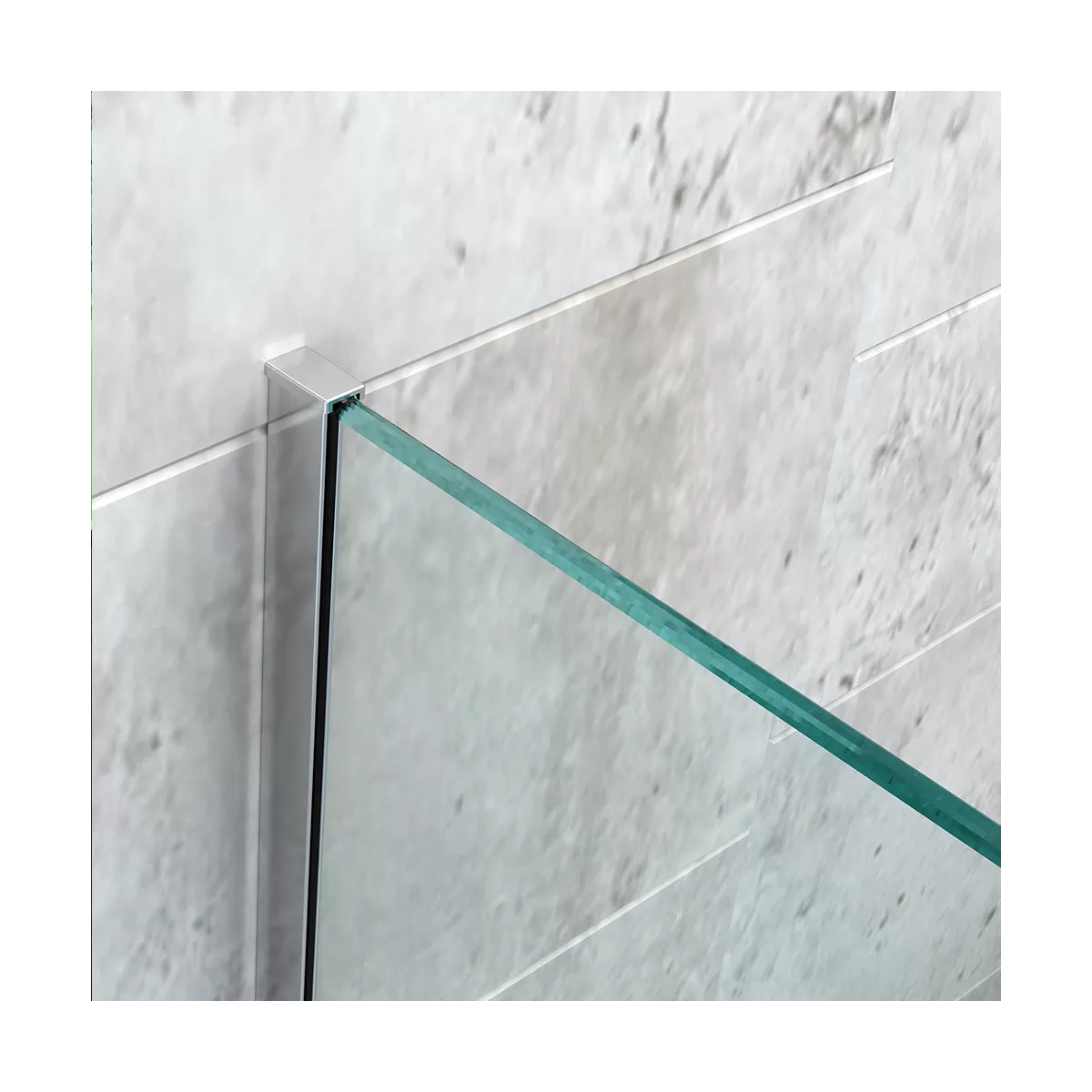 Parete Doccia Walk-in EXTREME - Cristallo Trasparente Anticalcare da 10mm