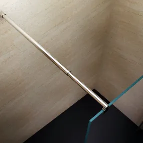 EXTREME Begehbare Duschwand – 10 mm transparenter Anti-Kalkstein-Kristall